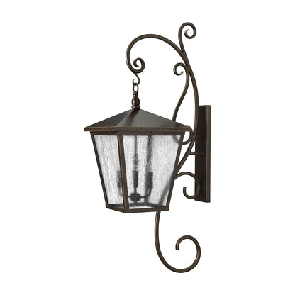 Trellis Scroll Outdoor Wall Light (52-Inch).