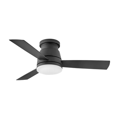 Trey LED Ceiling Fan in Matte Black (44 Inches).