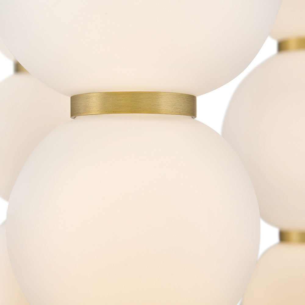 Trigo Abstract LED Chandelier in Detail.