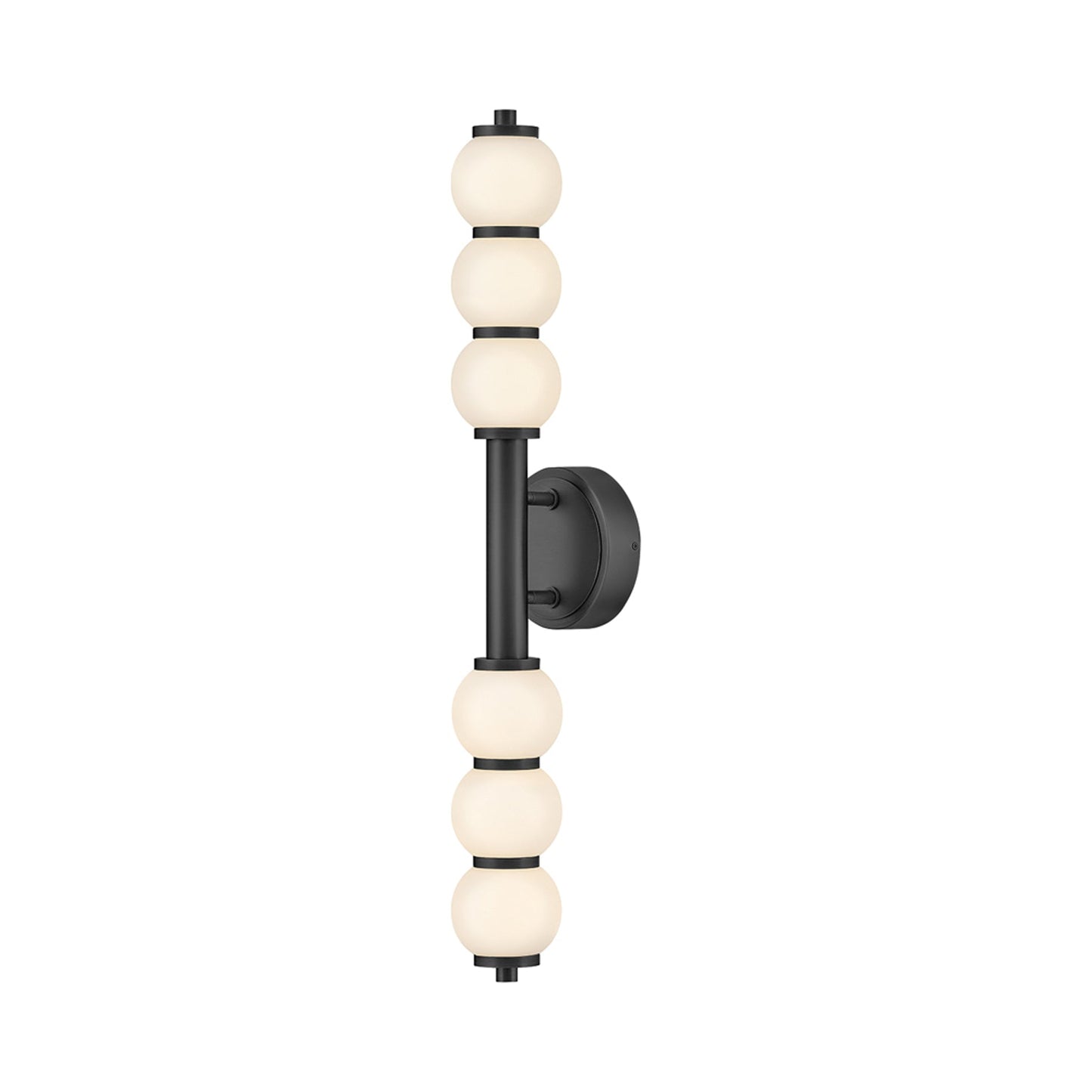 Trigo LED Bath Wall Light in Black (31.25-Inch).