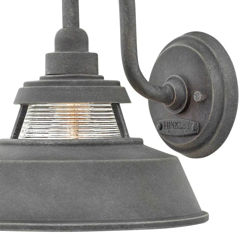 Troyer Outdoor Wall Light in Detail.