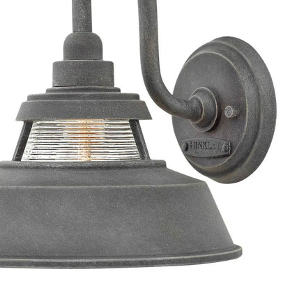 Troyer Outdoor Wall Light in Detail.