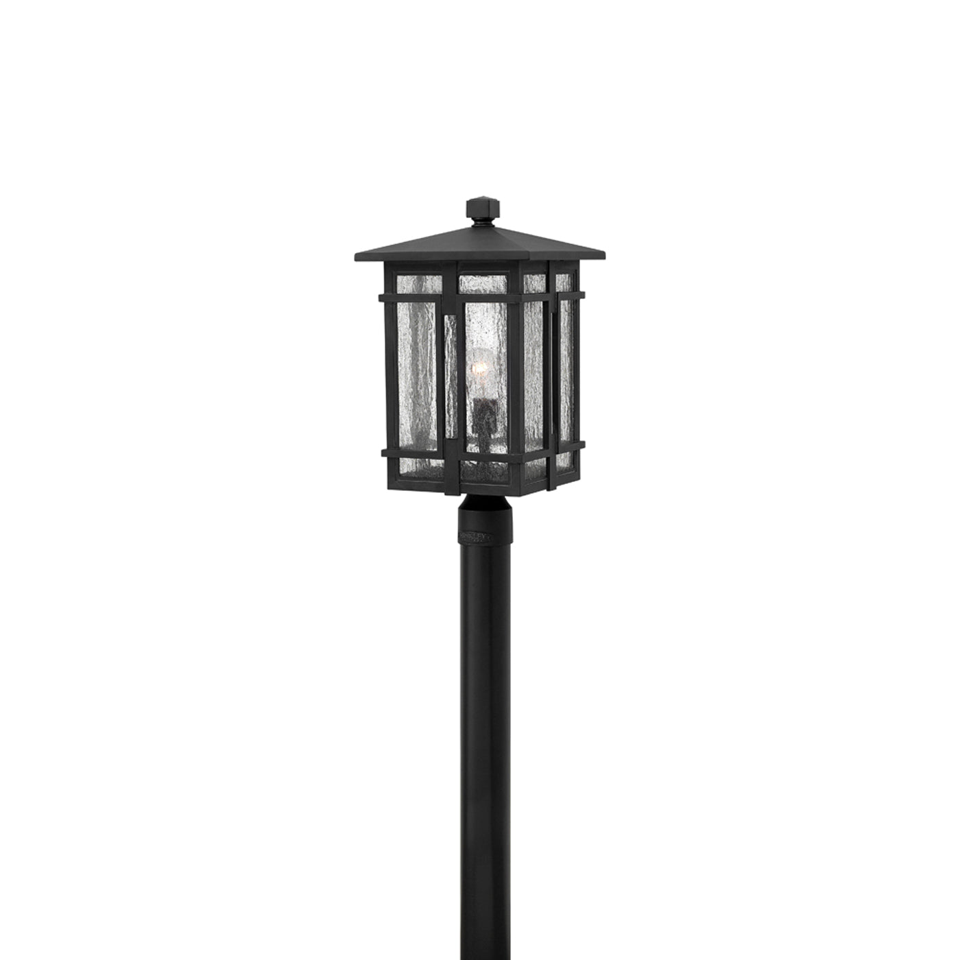 Tucker Outdoor Post Light in Museum Black.