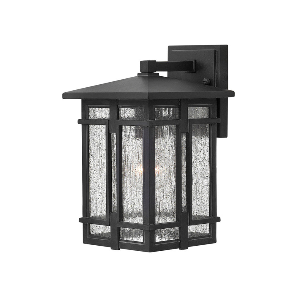 Tucker Outdoor Wall Light in Museum Black (11.5-Inch).