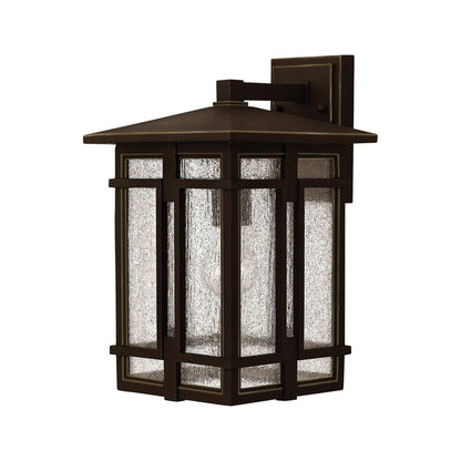 Tucker Outdoor Wall Light in Oil Rubbed Bronze (14.75-Inch).