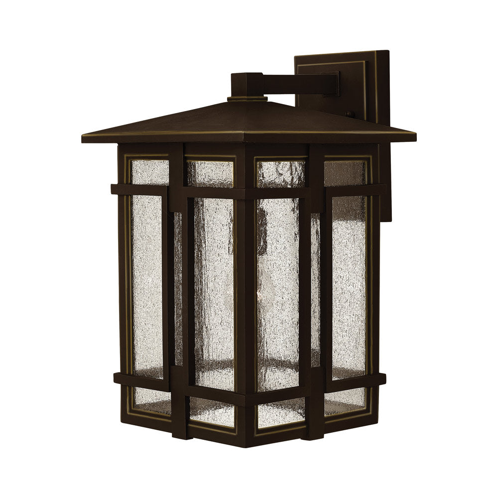 Tucker Outdoor Wall Light in Oil Rubbed Bronze (18-Inch).