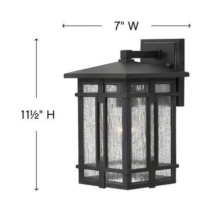 Tucker Outdoor Wall Light - line drawing.
