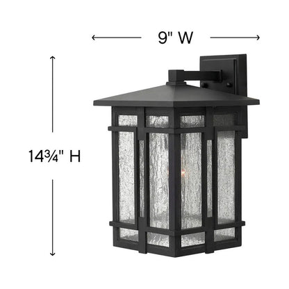 Tucker Outdoor Wall Light - line drawing.