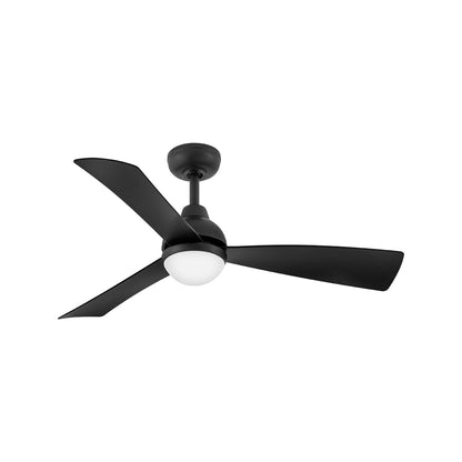 Una LED Ceiling Fan in Matte Black (44-Inch).