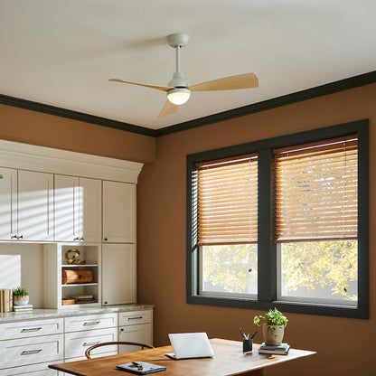 Una LED Ceiling Fan in office.