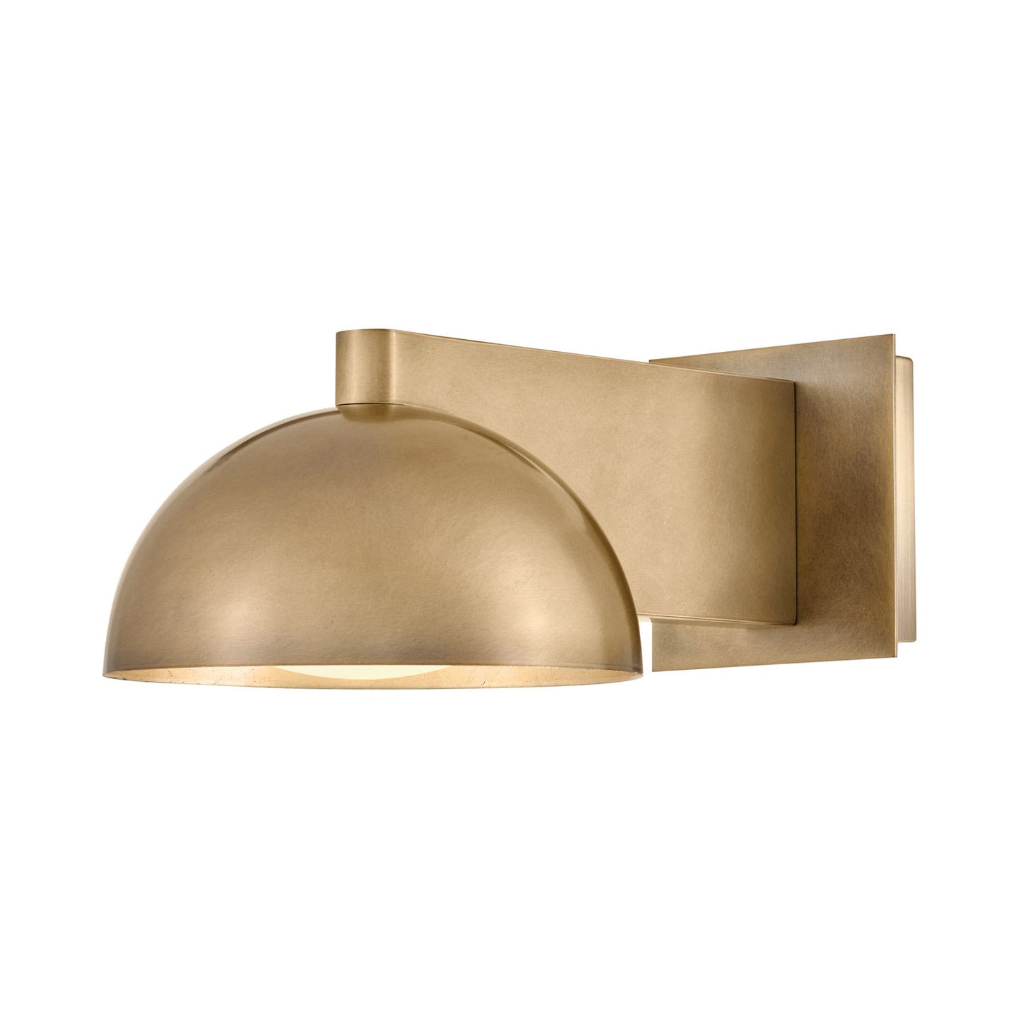Vargas Wall Light in Heritage Brass/Gold Leaf.