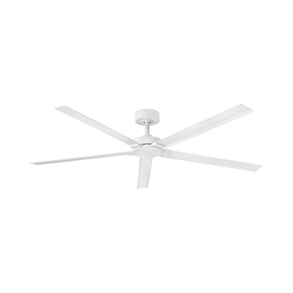 Vento Outdoor Smart Ceiling Fan in Matte White.