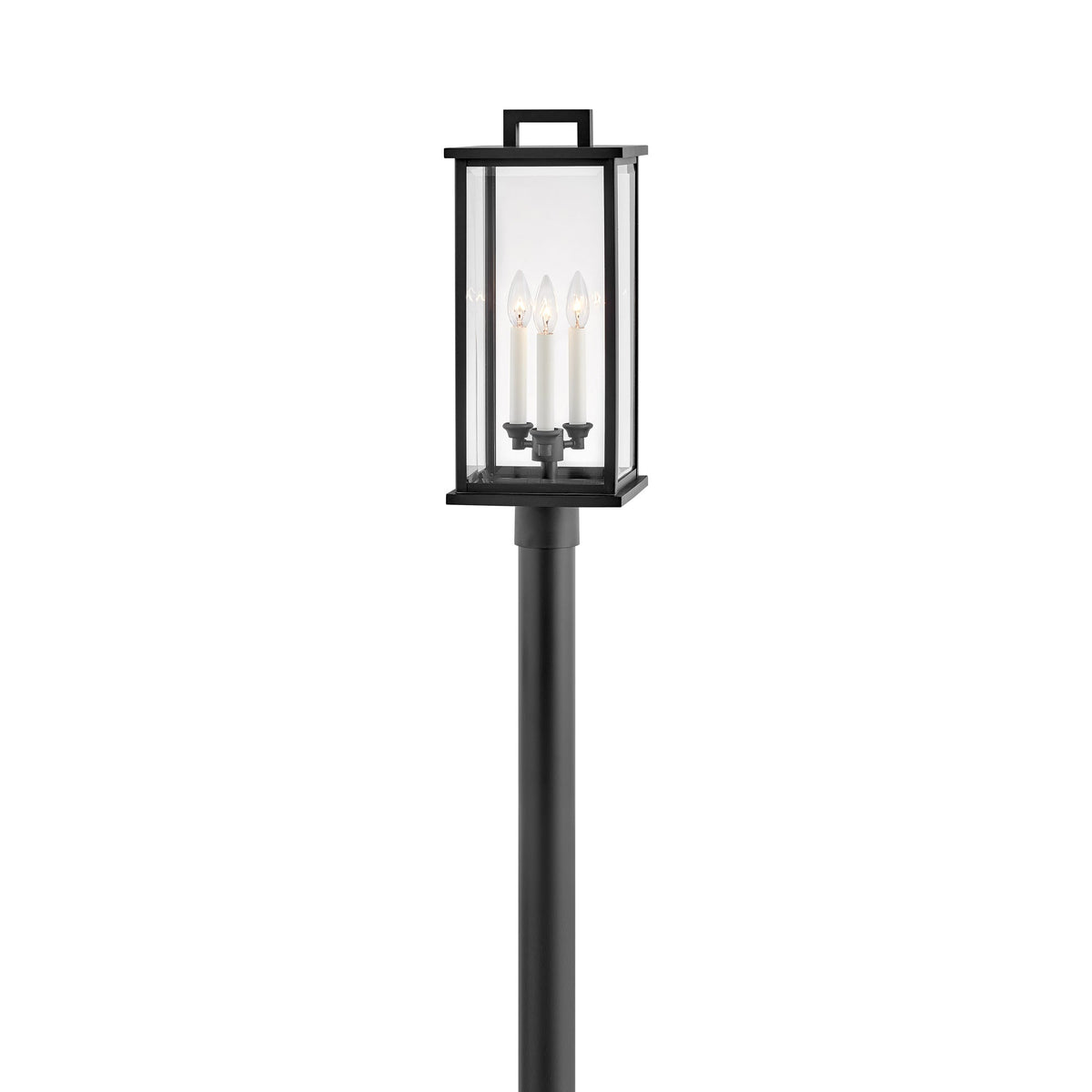 Weymouth Outdoor Post Light in Black.
