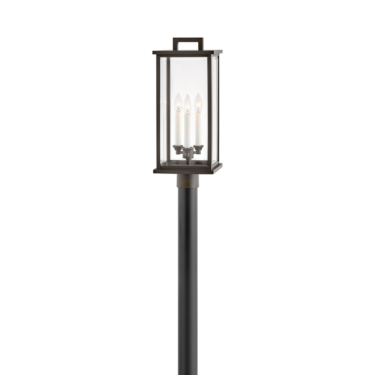 Weymouth Outdoor Post Light in Oil Rubbed Bronze.