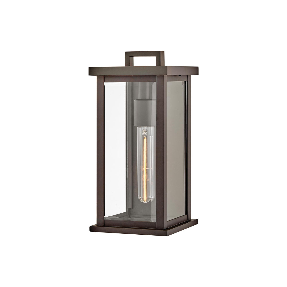 Weymouth Outdoor Wall Light in Oil Rubbed Bronze (13.25-Inch).