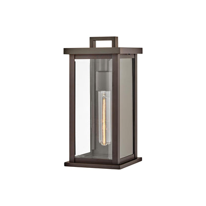 Weymouth Outdoor Wall Light in Oil Rubbed Bronze (13.25-Inch).
