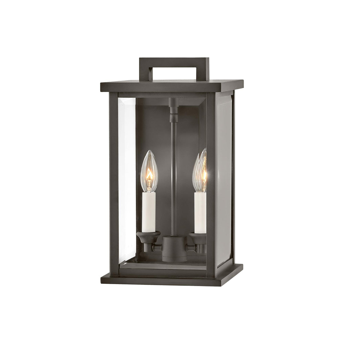 Weymouth Outdoor Wall Light in Oil Rubbed Bronze (14.3-Inch).