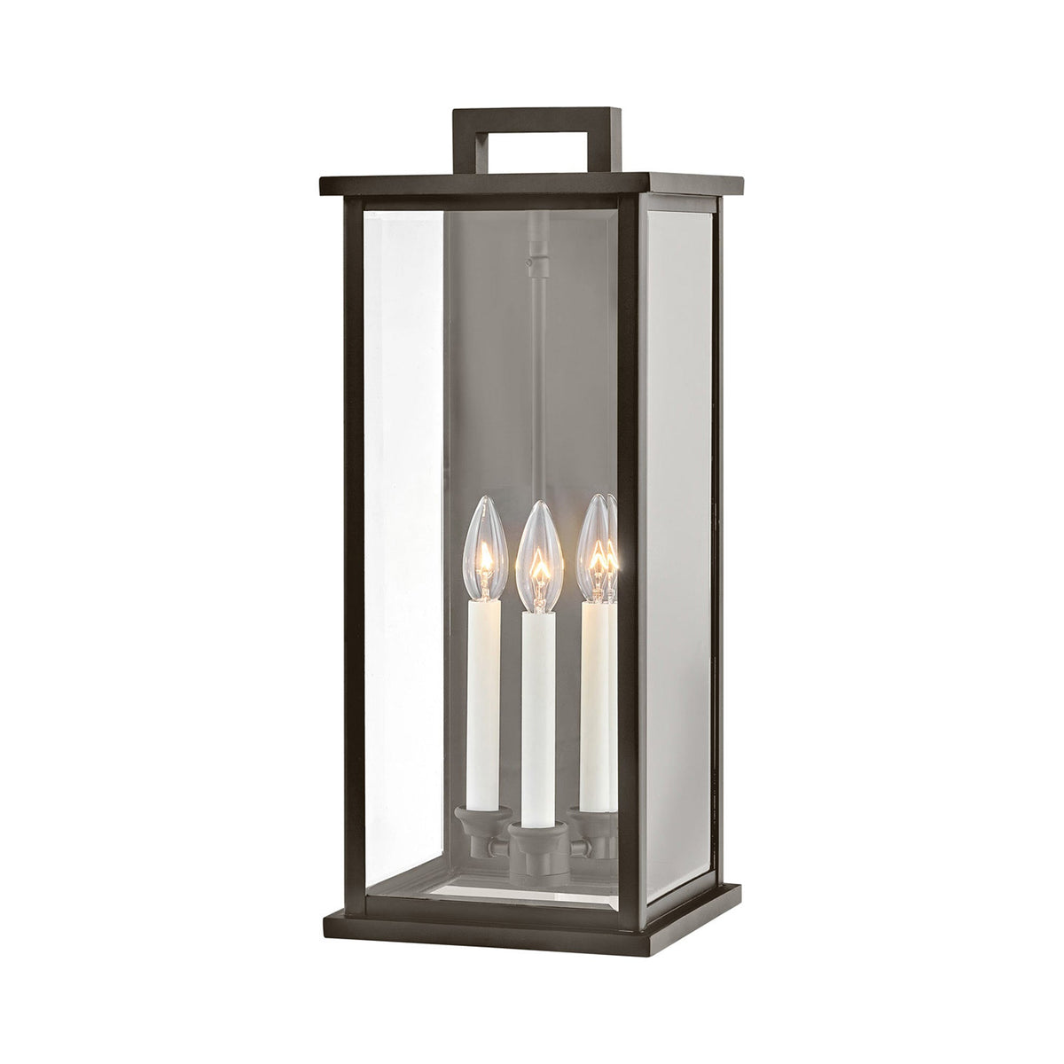 Weymouth Outdoor Wall Light in Oil Rubbed Bronze (22-Inch).