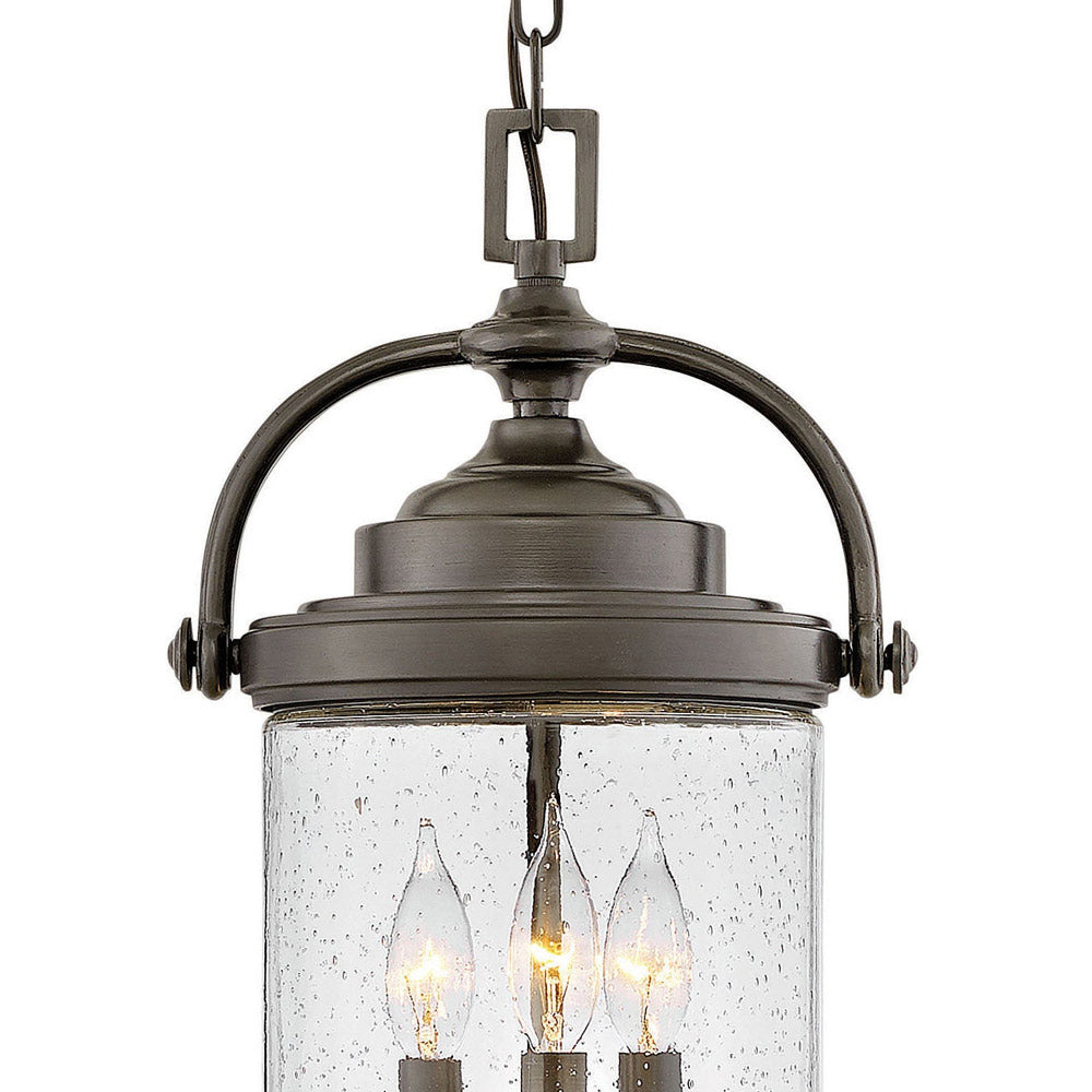 Willoughby Outdoor Pendant Light in Detail.