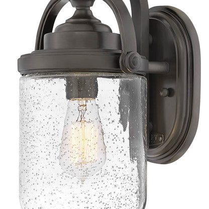 Willoughby Outdoor Wall Light in Detail.
