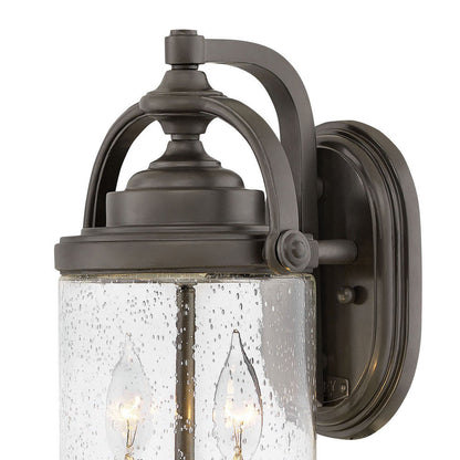 Willoughby Outdoor Wall Light in Detail.