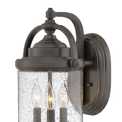 Willoughby Outdoor Wall Light in Detail.