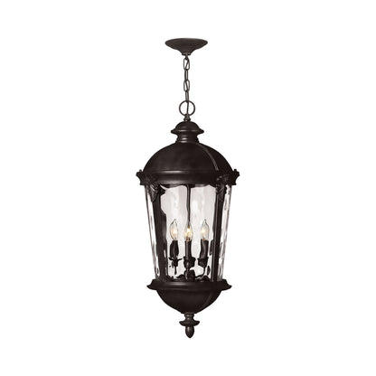 Windsor Outdoor Pendant Light in Black.