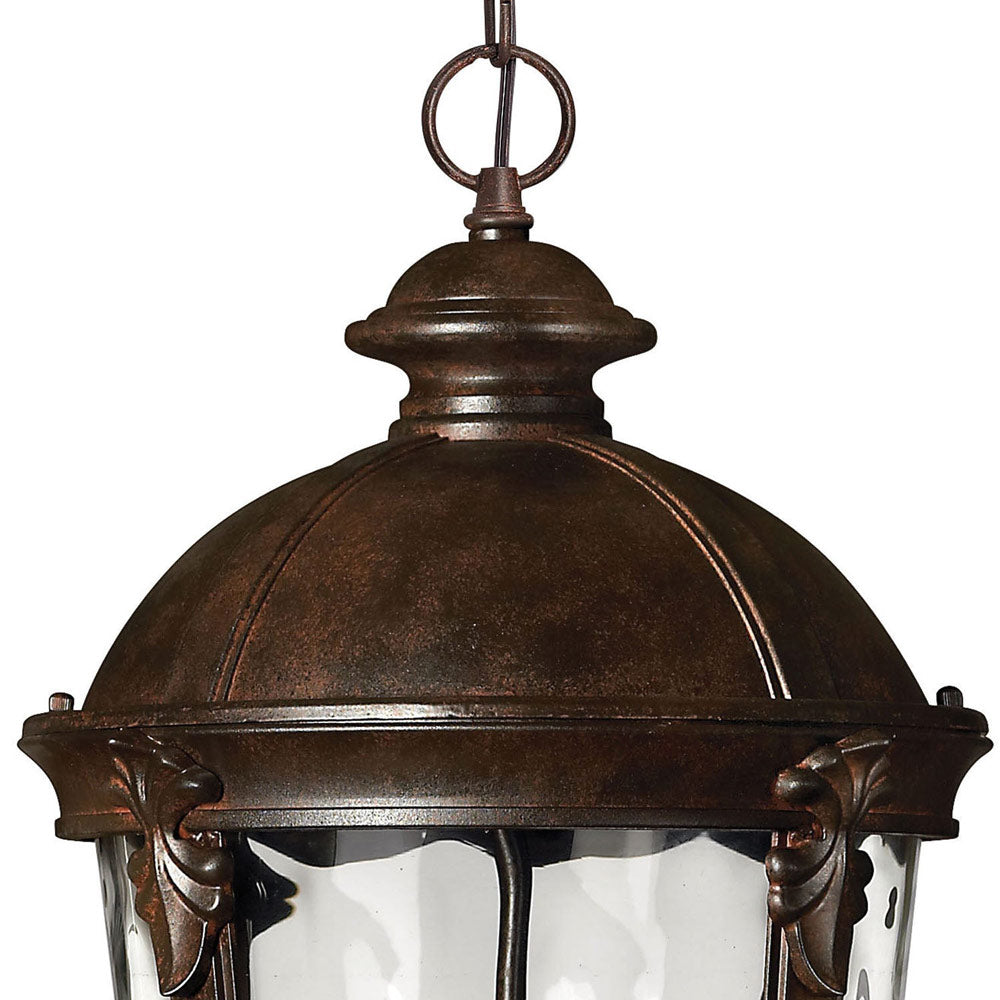 Windsor Outdoor Pendant Light in Detail.