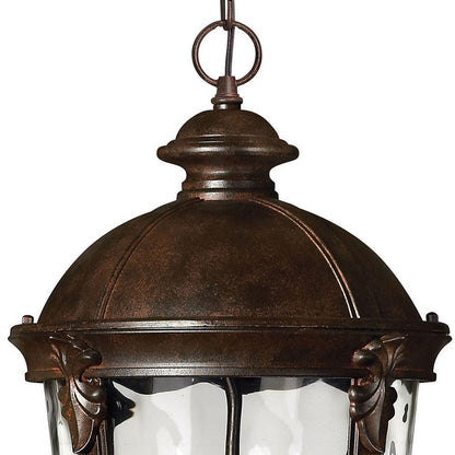 Windsor Outdoor Pendant Light in Detail.