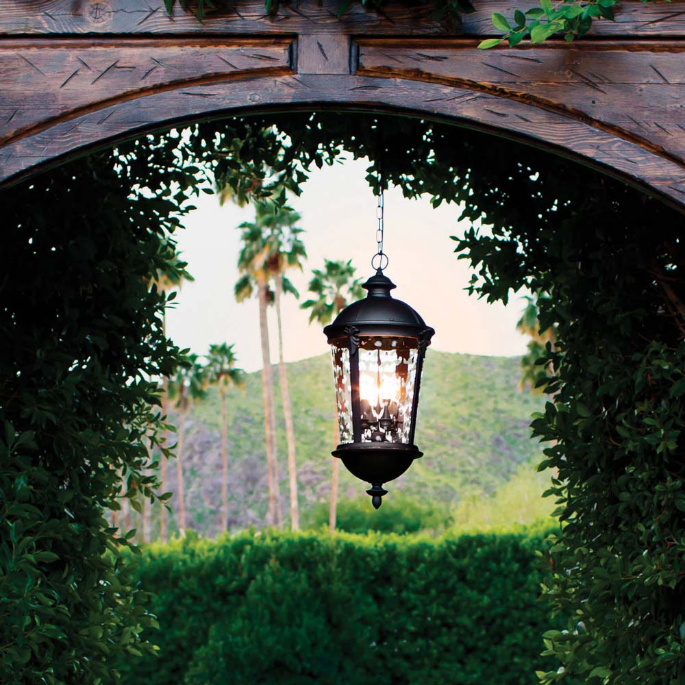Windsor Outdoor Pendant Light in Outside Area.