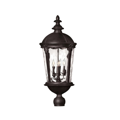 Windsor Outdoor Post Light in Black (30-Inch).