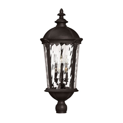 Windsor Outdoor Post Light in Black (34.75-Inch).