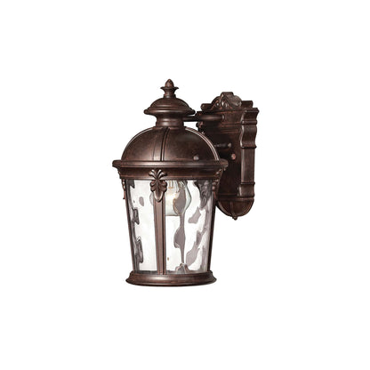 Windsor Outdoor Wall Light in River Rock (12.5-Inch).