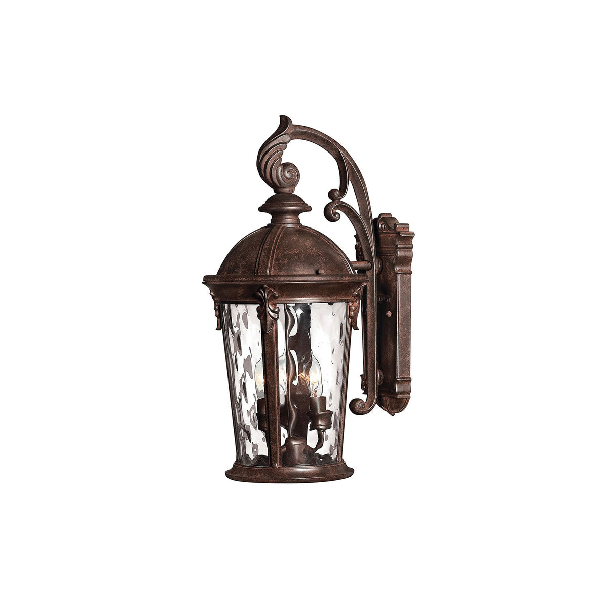 Windsor Outdoor Wall Light in River Rock (20.75-Inch).