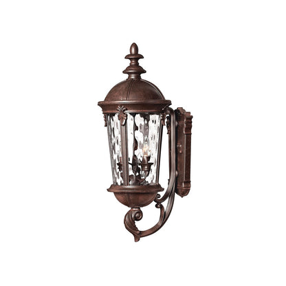 Windsor Outdoor Wall Light in River Rock (25.5-Inch).