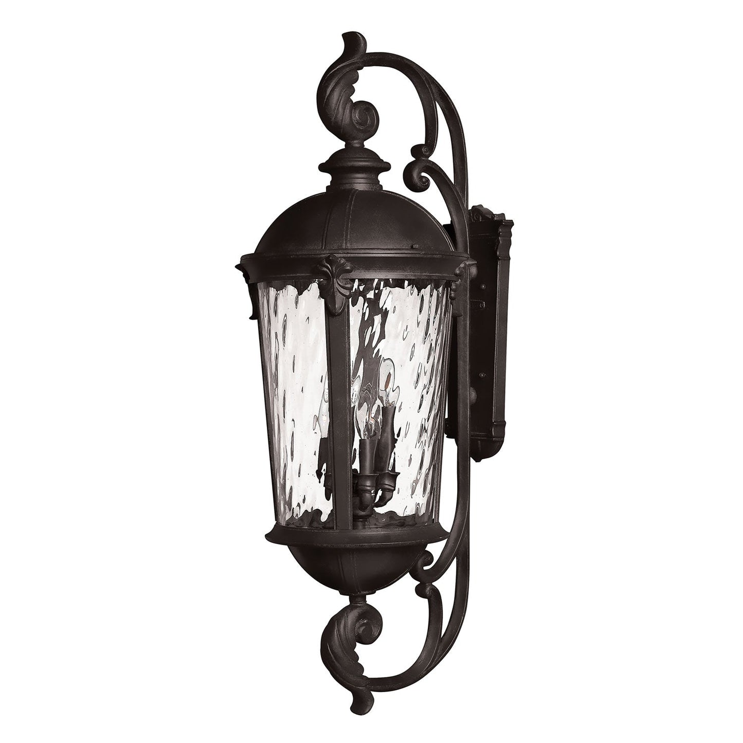 Windsor Outdoor Wall Light in Black (42-Inch).