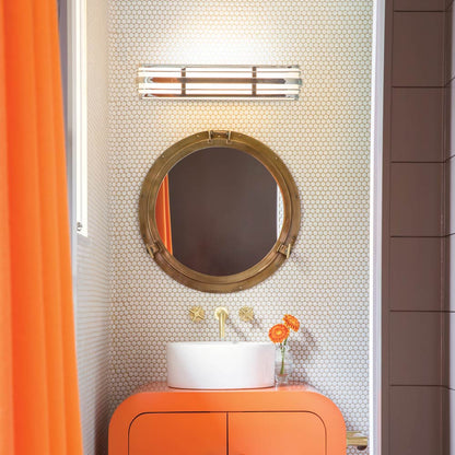 Winton Bath Vanity Light in bathroom.