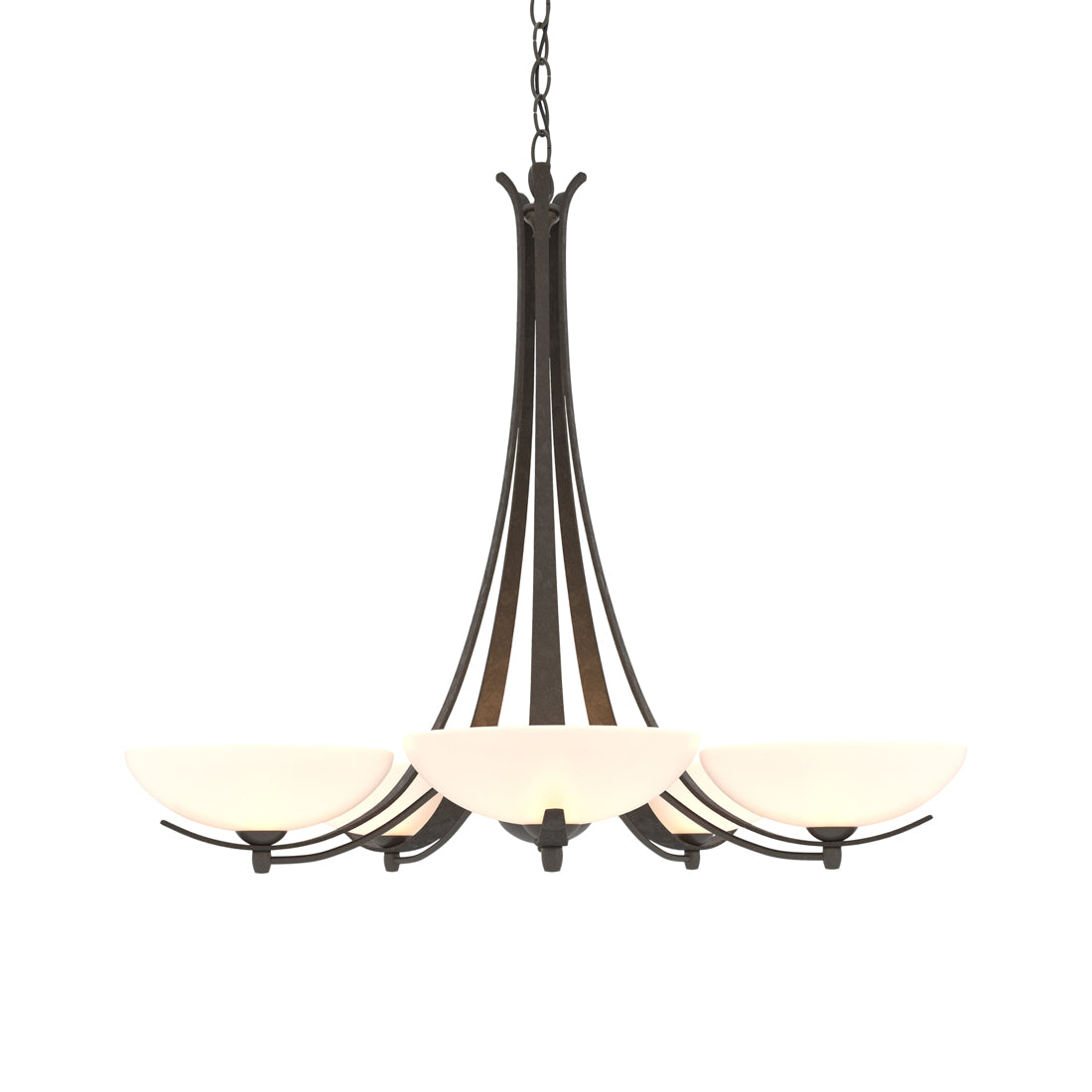Aegis Chandelier in Dark Smoke.