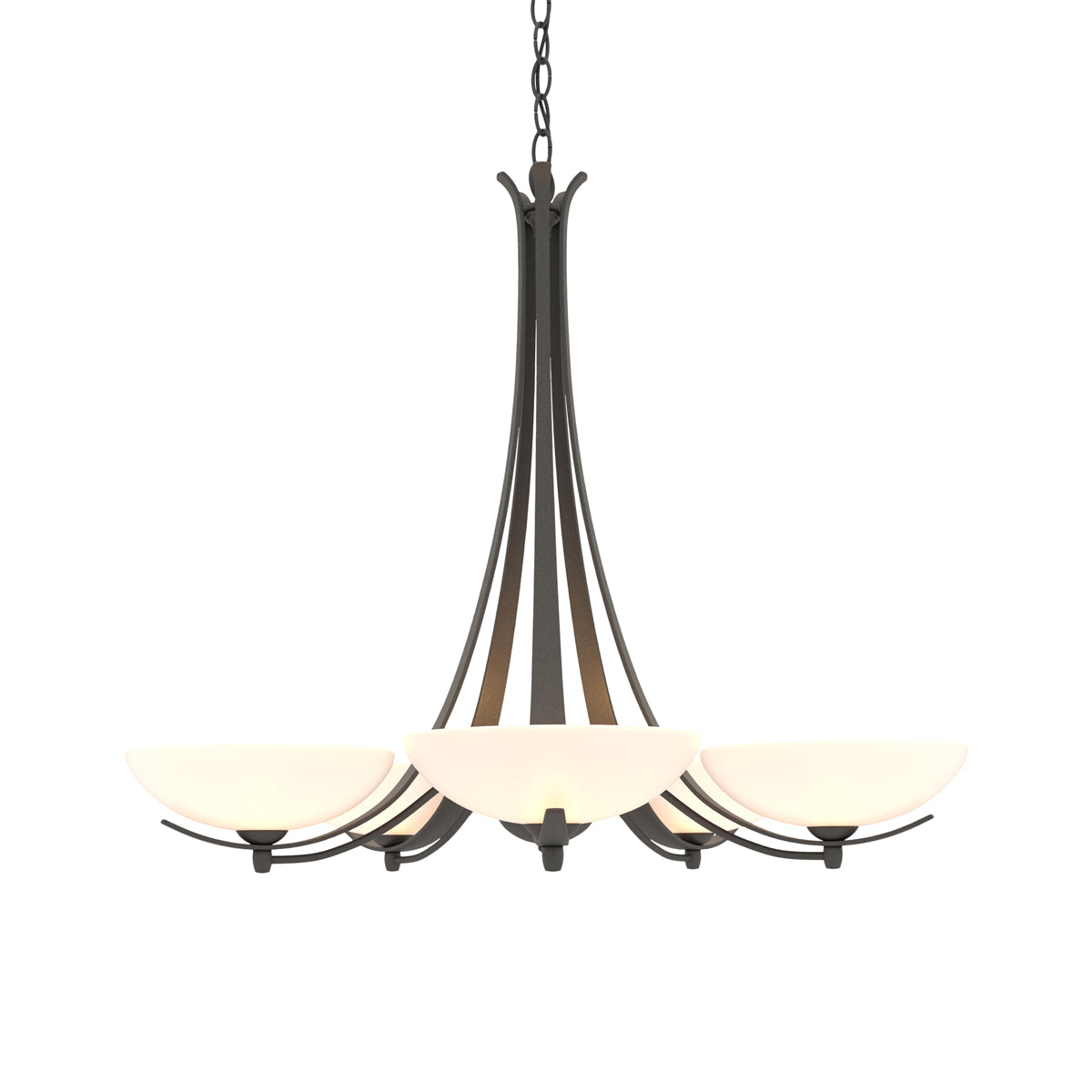 Aegis Chandelier in Natural Iron.