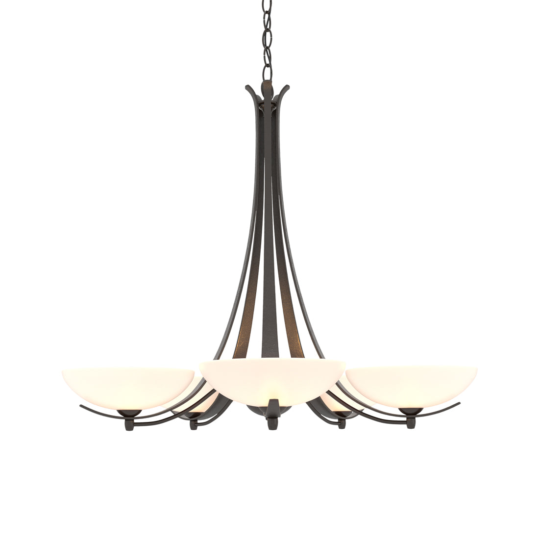 Aegis Chandelier in Oil Rubbed Bronze.