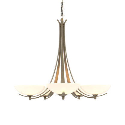 Aegis Chandelier in Soft Gold.