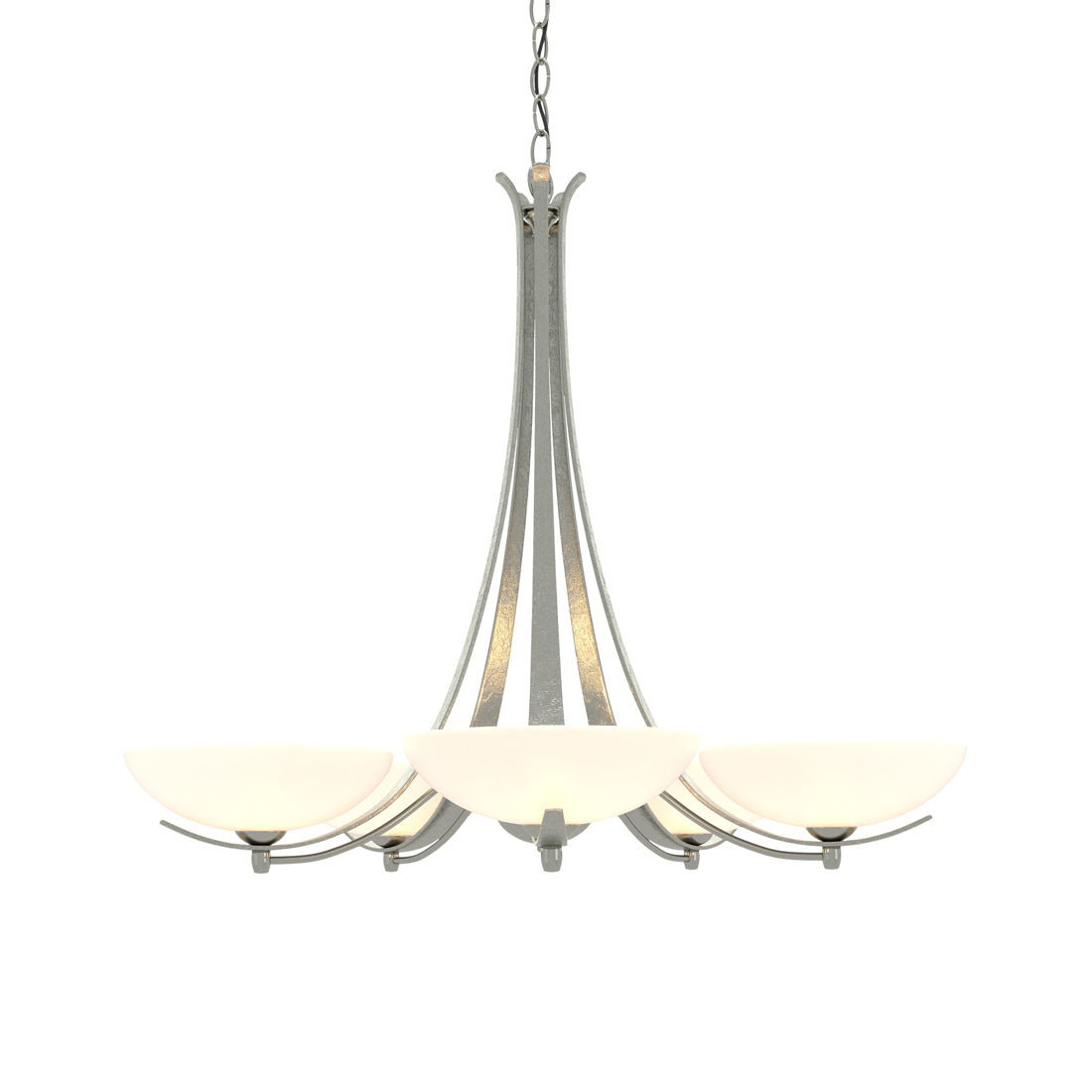 Aegis Chandelier in Sterling.