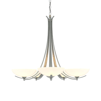 Aegis Chandelier in Vintage Platinum.