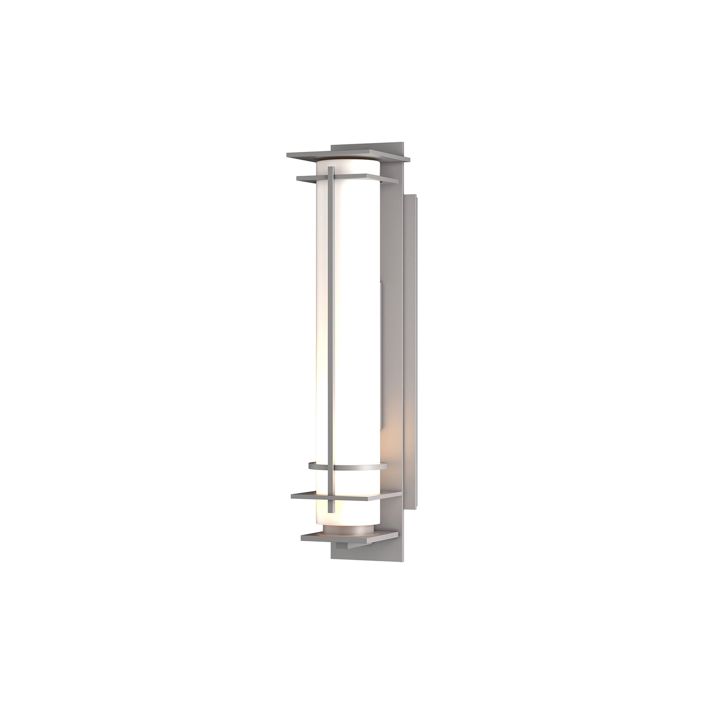 After Hours Outdoor Wall Light in Coastal Burnished Steel (20-Inch).