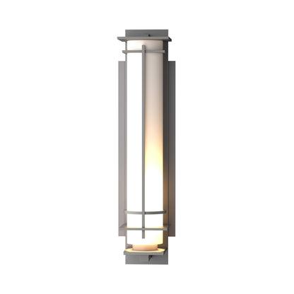 After Hours Outdoor Wall Light in Coastal Burnished Steel (26.8-Inch).