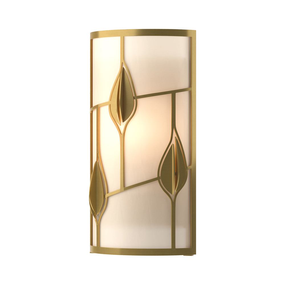 Alison's Leaves Wall Light in Modern Brass.