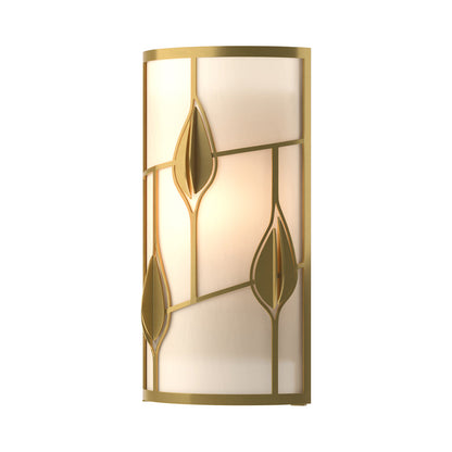 Alison's Leaves Wall Light in Modern Brass.