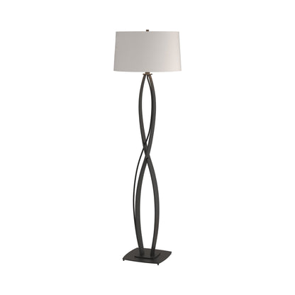 Almost Infinity Floor Lamp in Black (Flax).