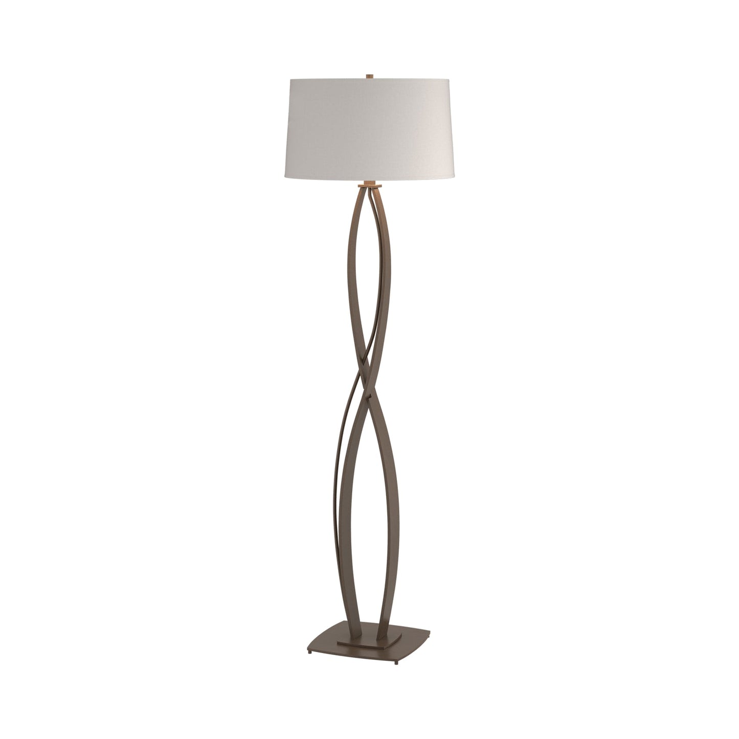 Almost Infinity Floor Lamp in Bronze (Flax).