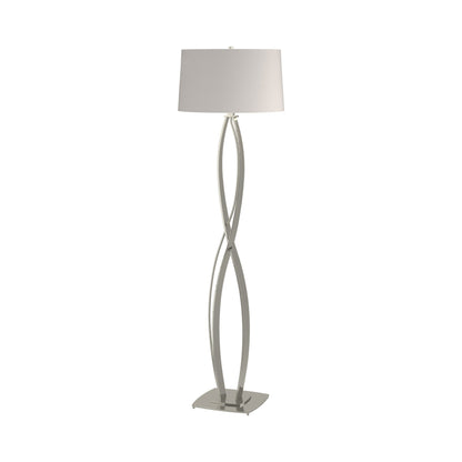 Almost Infinity Floor Lamp in Sterling (Flax).